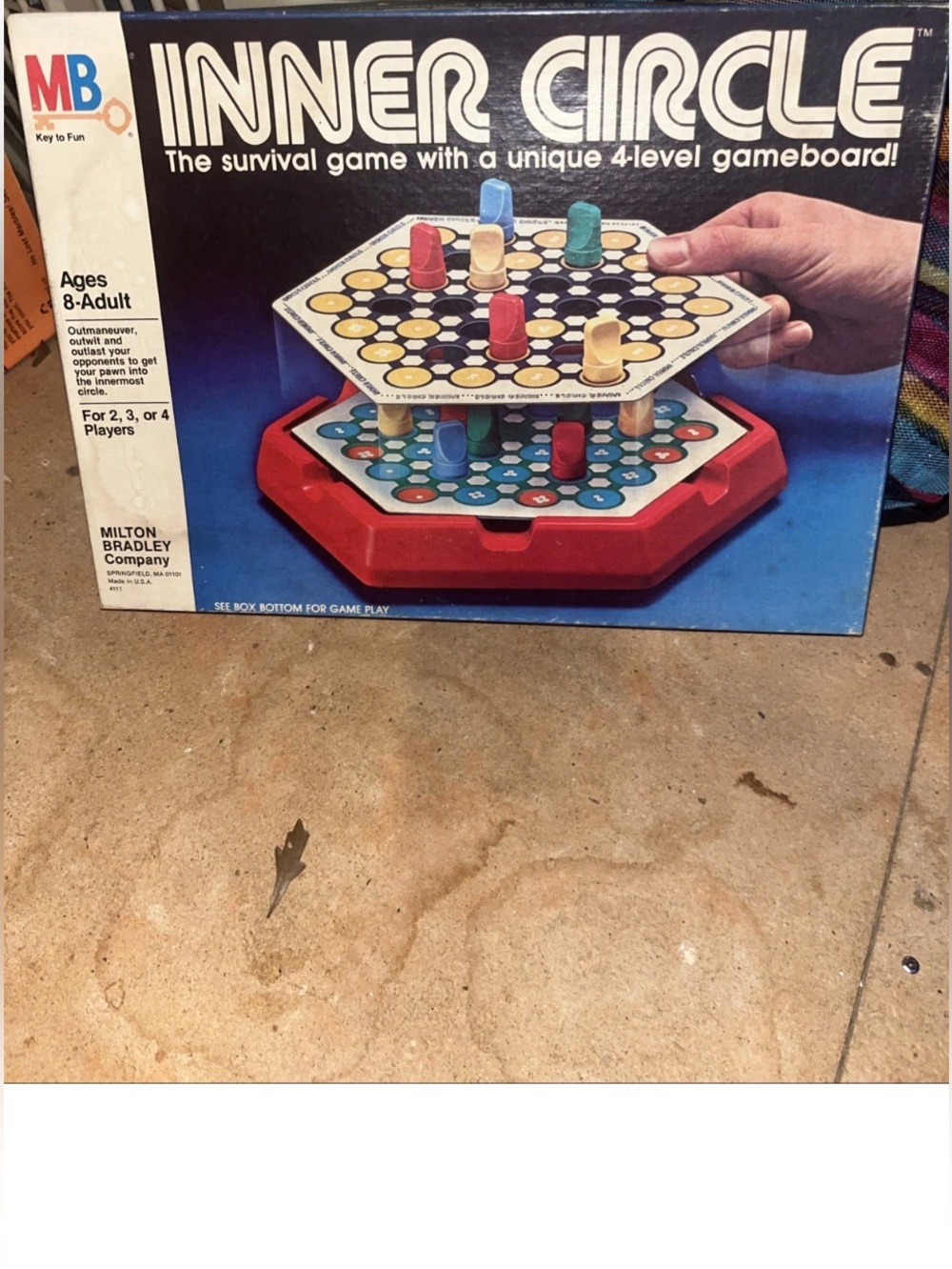 Milton Bradley Inner Circle Family Strategy Game - Multi-Color Vintage 1981